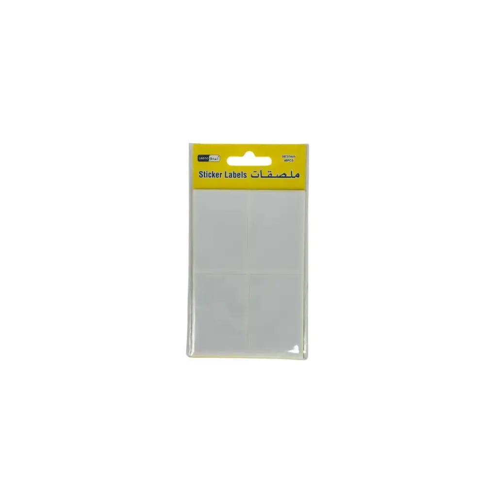 Leeno Sticker Label 40Pc 56x37mm