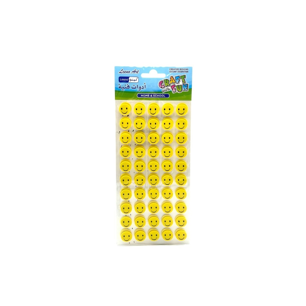 Leeno EVA Smiley stickers 
