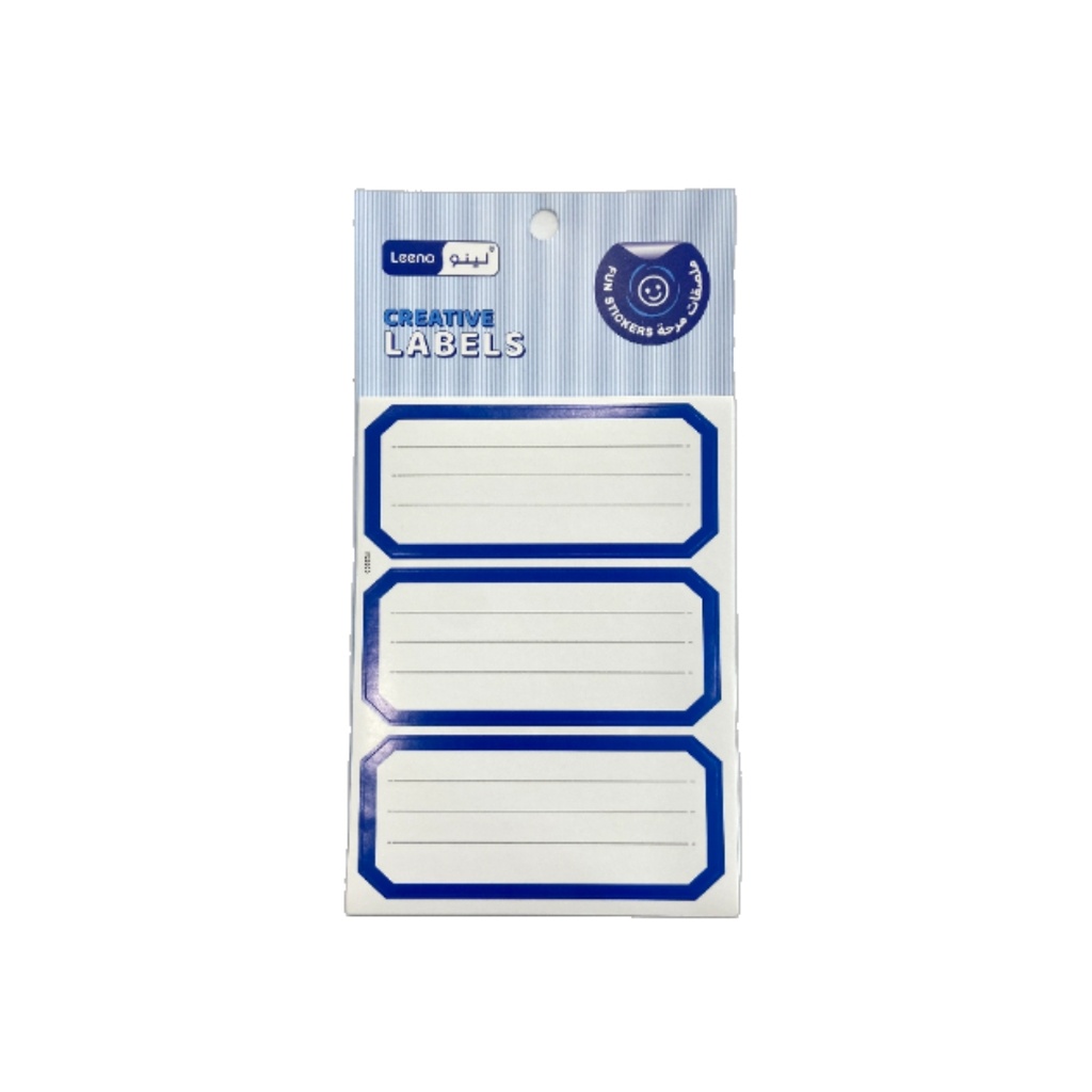 Leeno Label Stickers 8 Sheets - 135x100mm