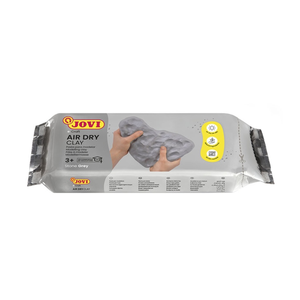 Jovi Air Dry Clay 500g Grey