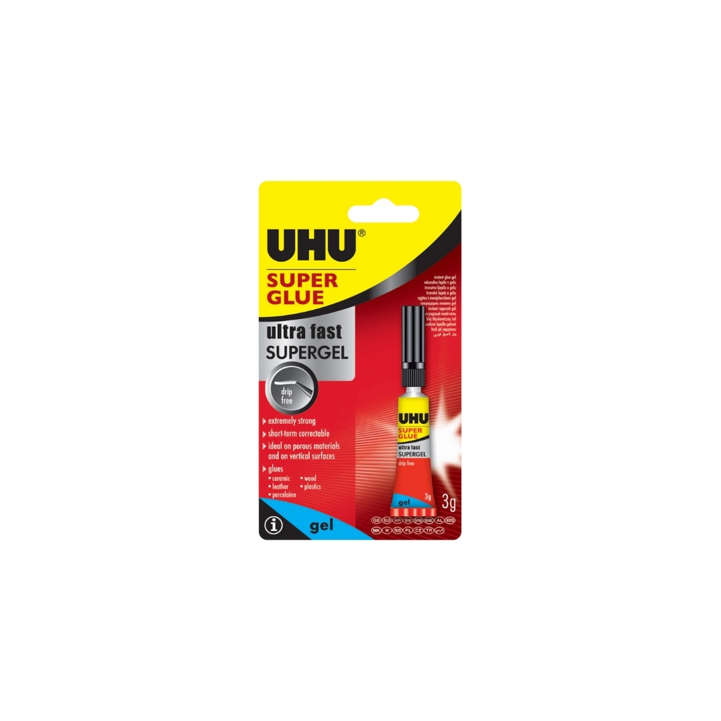 UHU Super Glue Ultra-Fast 3gr