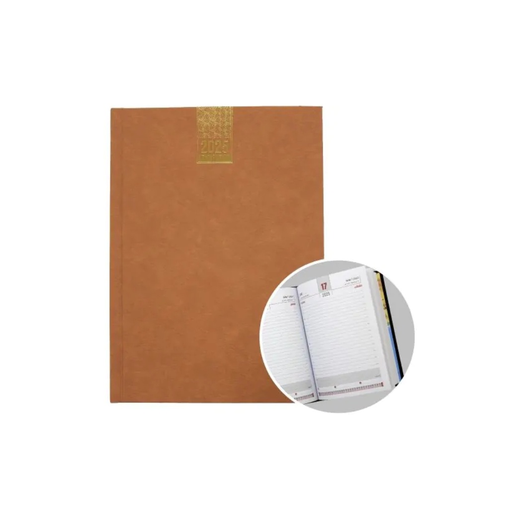 Diary A5 Foam Padded Soft Touch 2025 1Pc