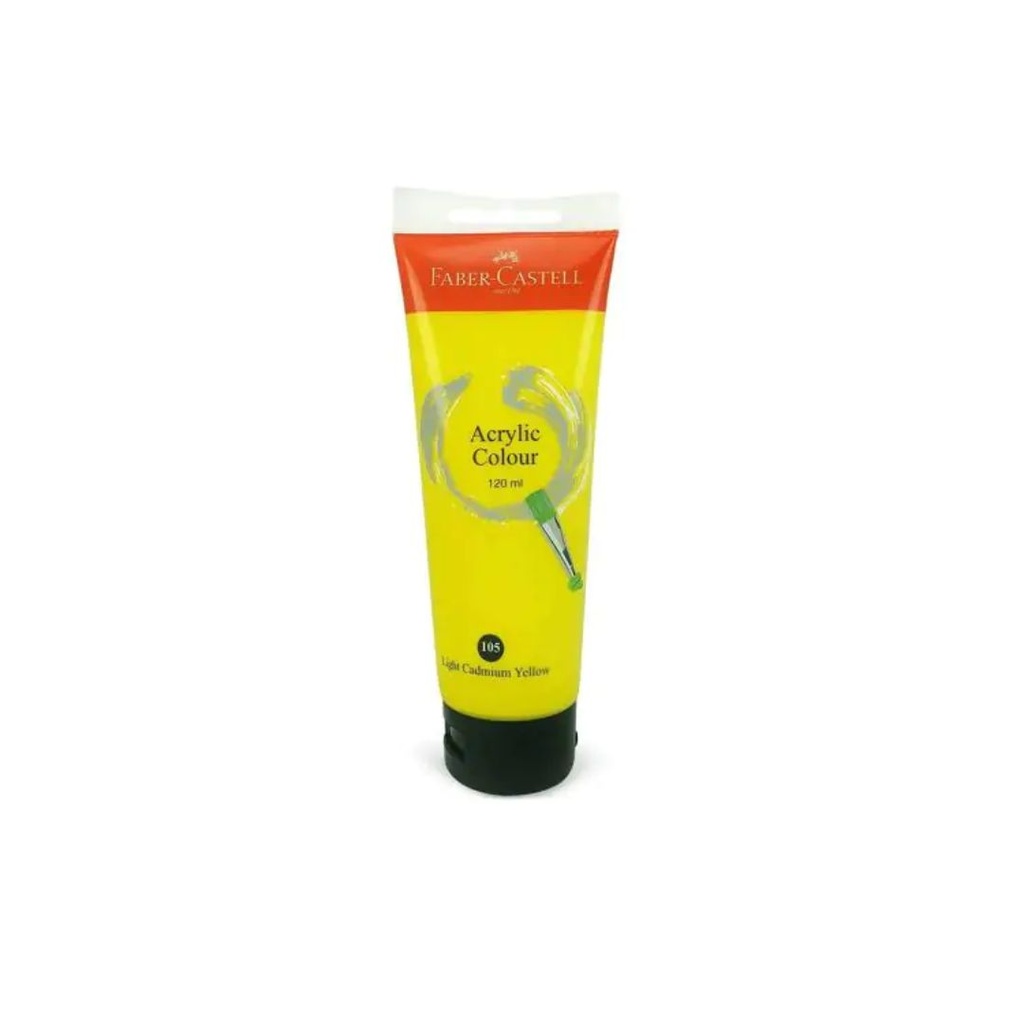 Faber-Castell Acrylic Color 120ml Light Cadmium Yellow