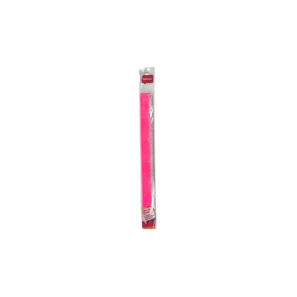 NATARAJ SMOOTH COLOR RULER 30CM