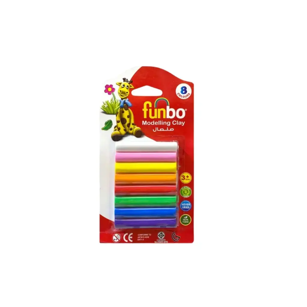 Funbo Modelling Clay 100g 8Colors