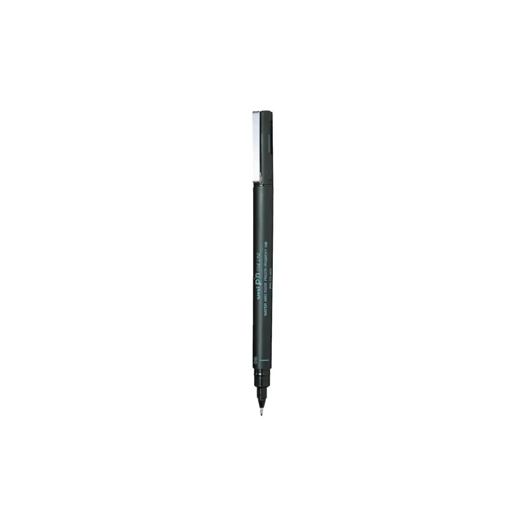 Mitsubishi Uni Pin Fine Line 0.6mm Black 1pc