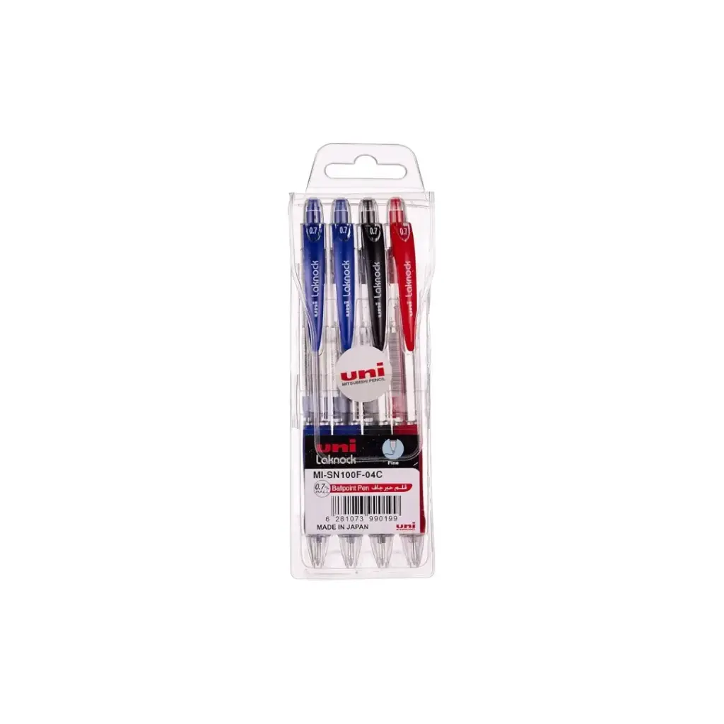 Mitsubishi Laknock Ballpoint 0.7mm Wallet=3 Color