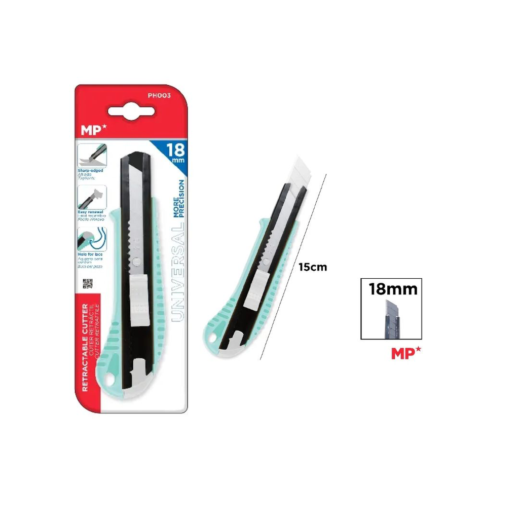 MP RETRACTABLE WIDE CUTTER 18 MM (PH003)