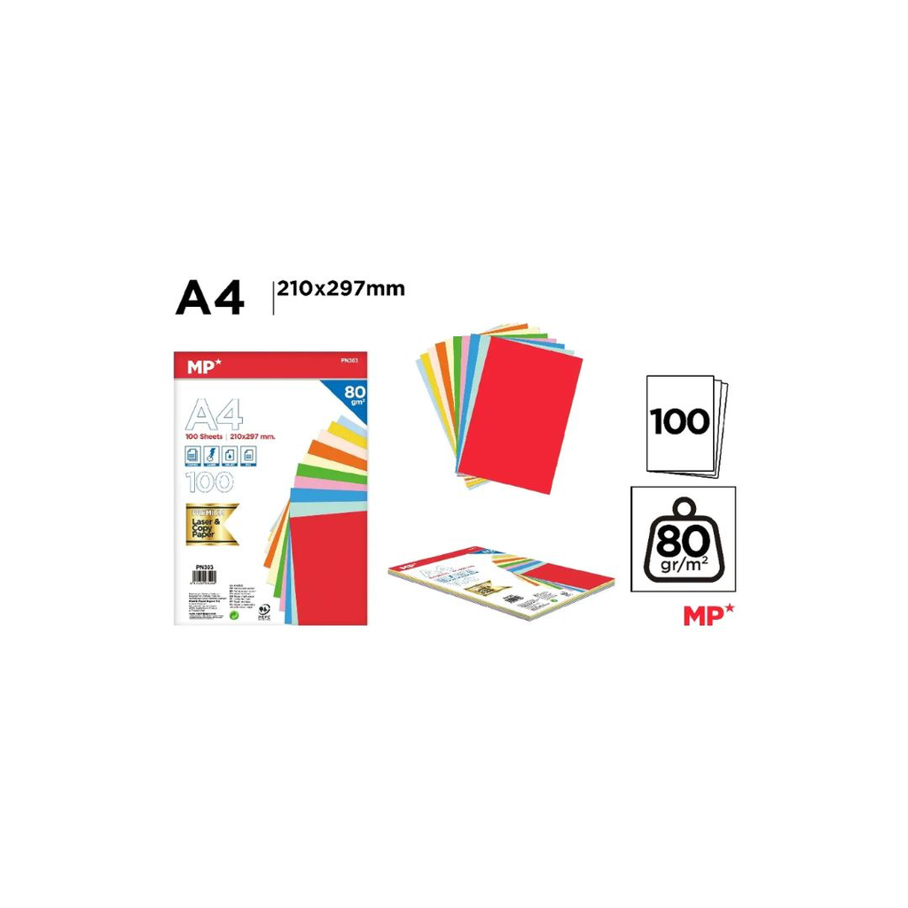 MP A4 MULTIFUNCTIONAL COLOR COPY PAPER 80 G/M² (PN303)