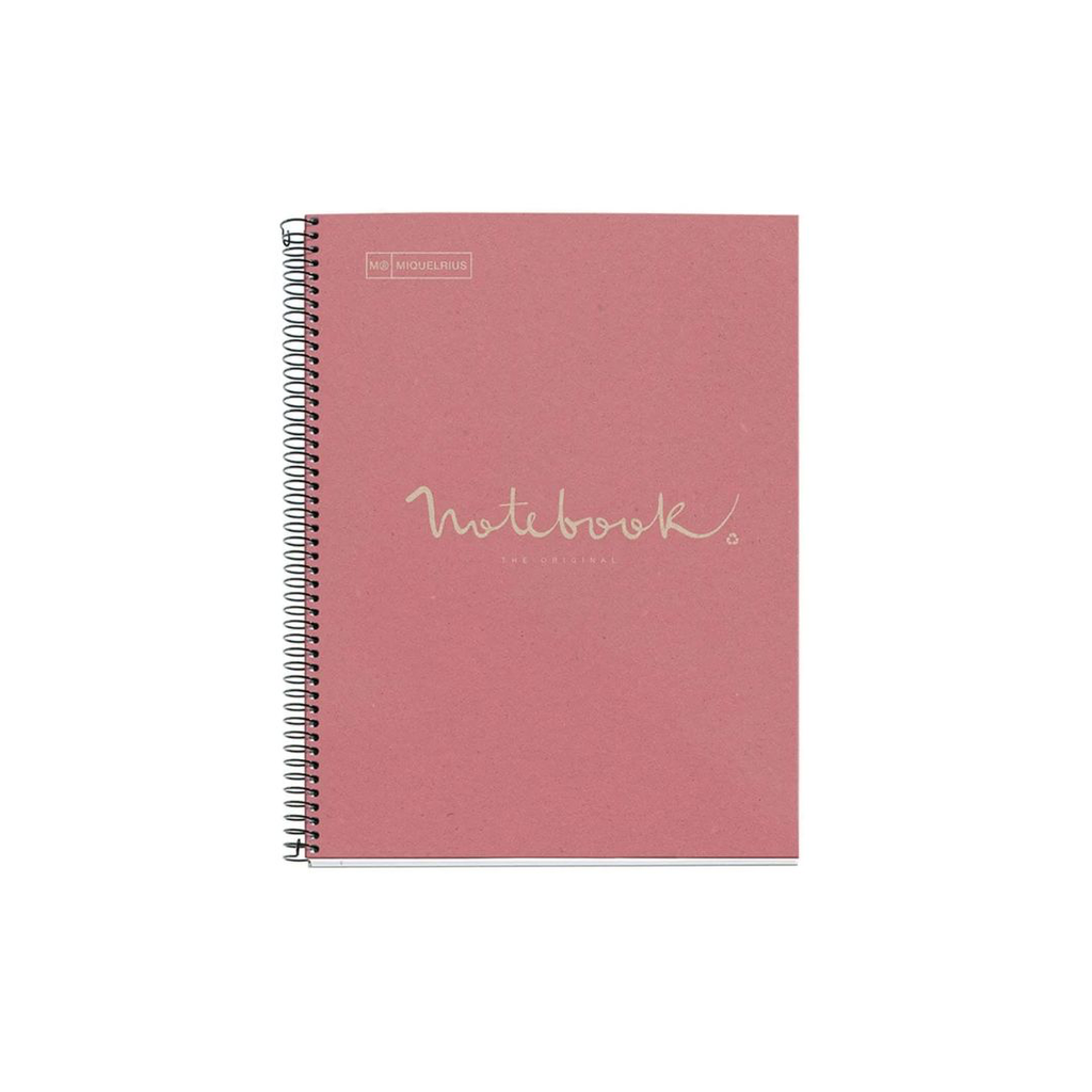 Miquelrius NB1 A4 80 Sheets 80G LINES ECO PINK RECYCLE
