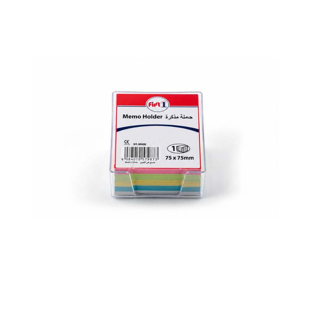 FIRST MEMO CUBE HOLDER+500 SHEETS-N1-M400