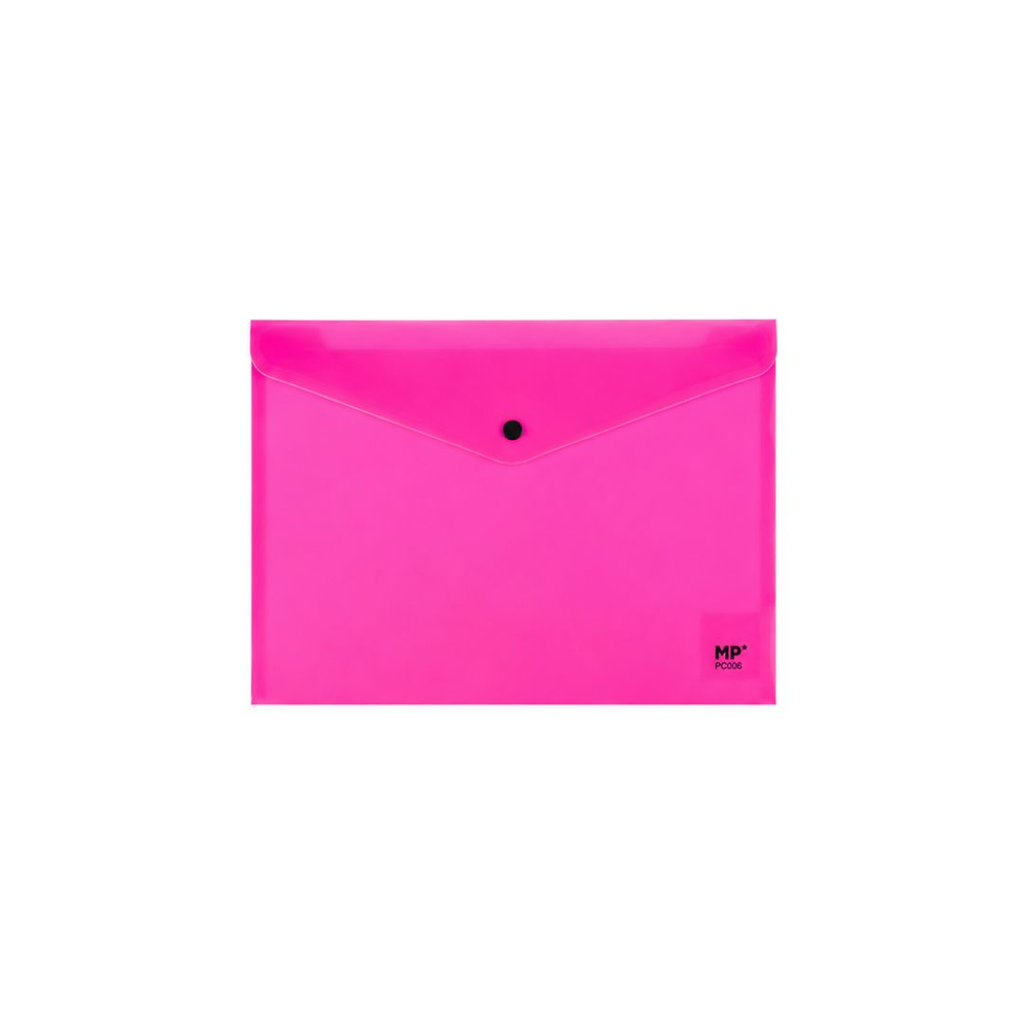 MP POLYPROPYLENE ENVELOPE FOLDER WITH BUTTON MULTI COLOR (PC005)