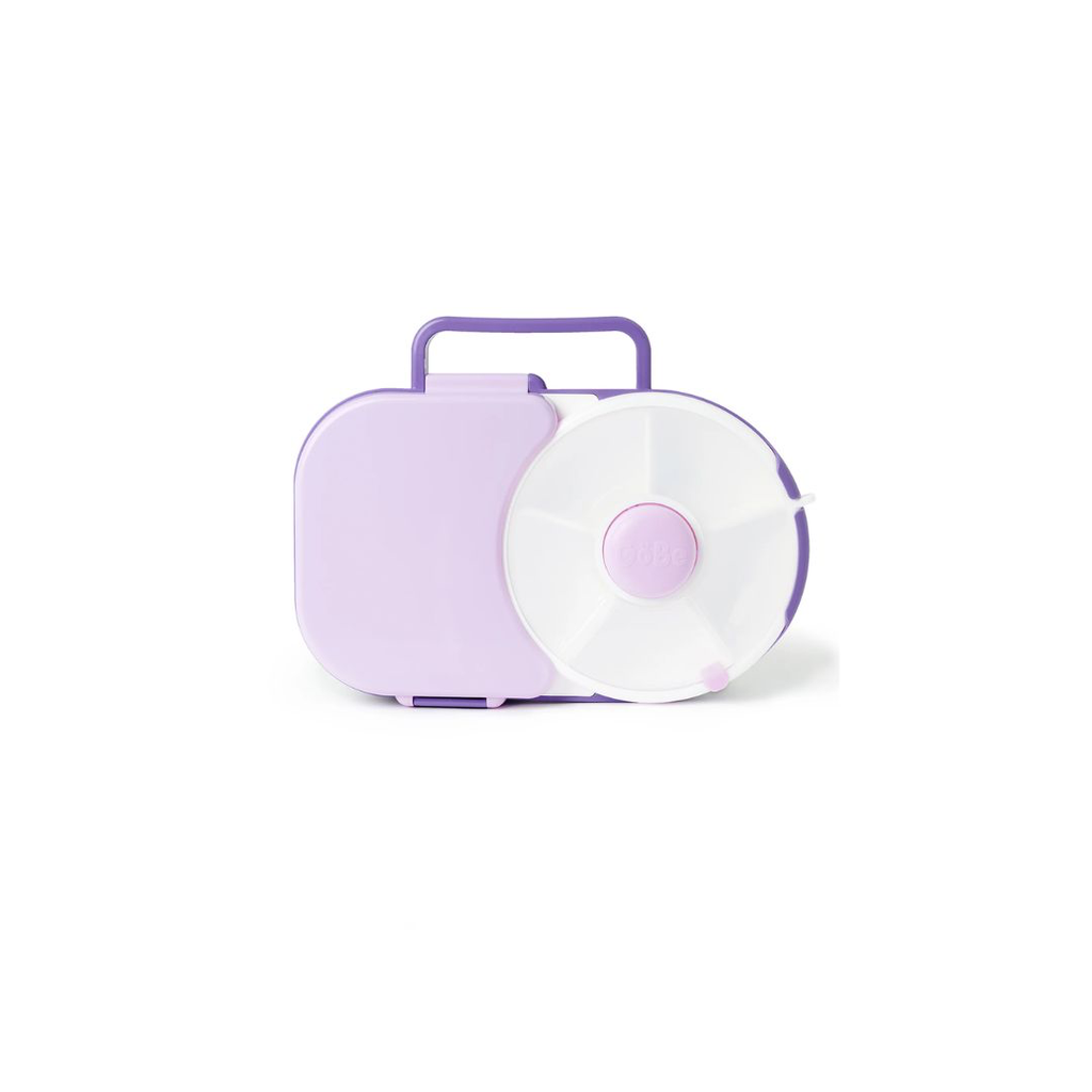 GoBe 2-in-1 Lunchbox with Small Snack Spinner Flip - Grape Purple