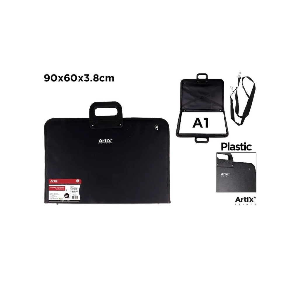 Artie Large Format Plastic Document Folder  A2 (16.5 x 23.4in)
