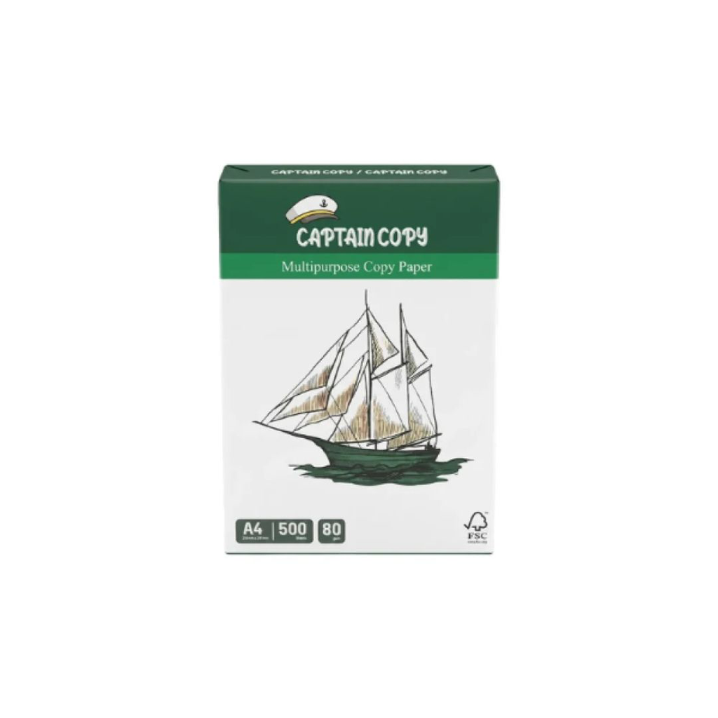 Photocopy Paper A4 80GSM Captain Copy 500sh/1Ream