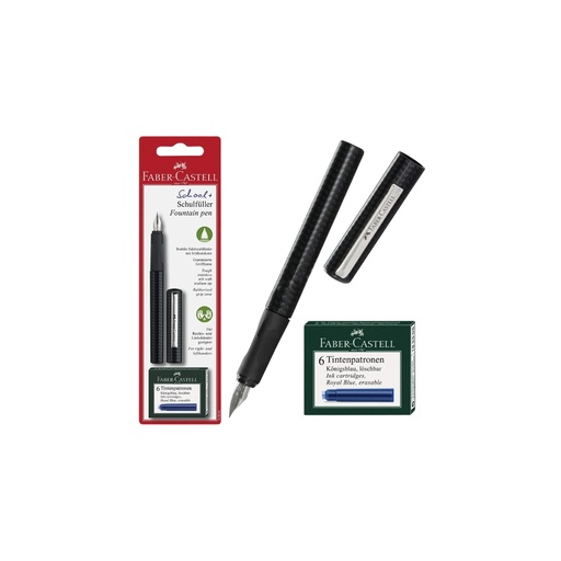 [NO.FC149809] Faber Castell - Fountain Pen + Ink Cartridges