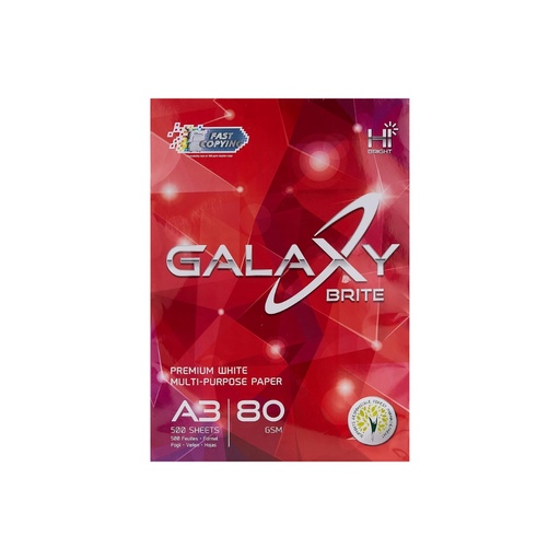 Galaxy Brite - A3 Paper - 80 GSM/500 Sheet