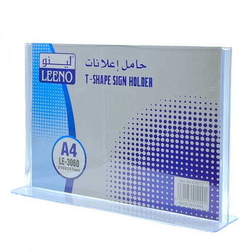 L-Shape Sign Holder A4 LE-3041