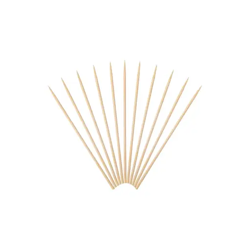 Wooden Chopsticks for Barbecue 6sticks 18cm