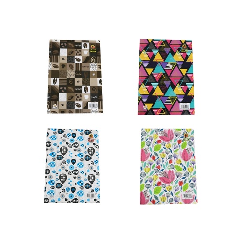 FALCON - Notebook A4 Square Line 100Sh PVC