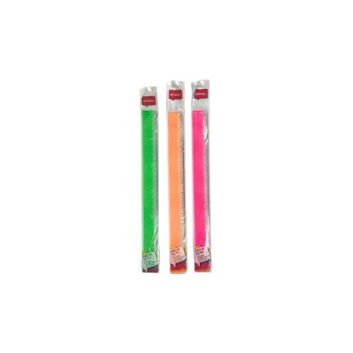 NATARAJ SMOOTH COLOR RULER 30CM