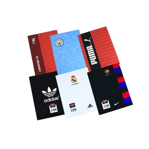 SPORTS CHAMPION Notebook Single Line Flexi 60SH 9x7