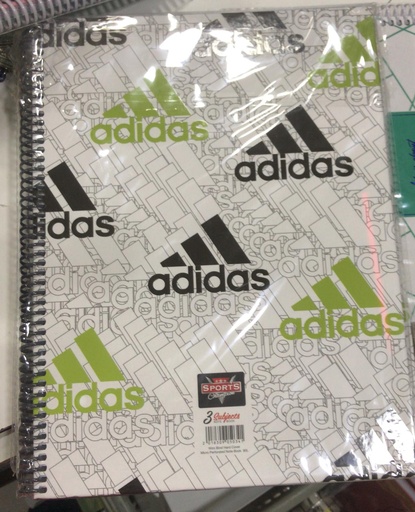 [UPUB3ST] SPORTS,University Notebook,3Subject,160 Sheet,A4,