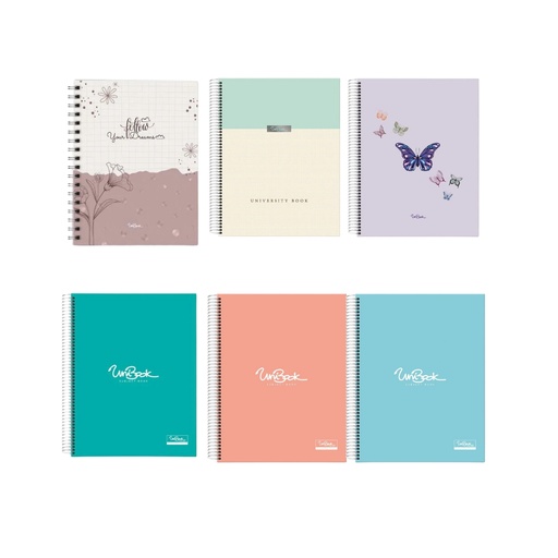 UNIBOOK - University Notebook 3 Subject A4 NO.UPUB3 