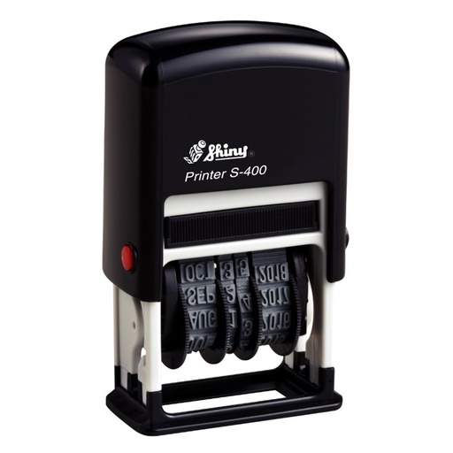 Stamp Self Ink Shiny Dates S-400