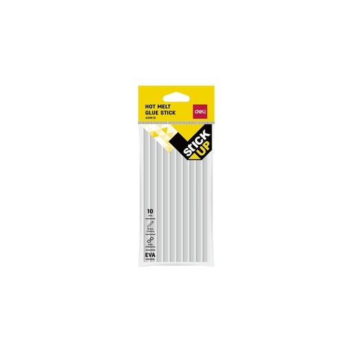 Hot Melt Glue Stick A29812 Deli 10Pcs 1PKT