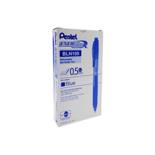 [No.BLN105-C] Pentel Energel -X Gel Roller Pen Blue  BOX/12PCS