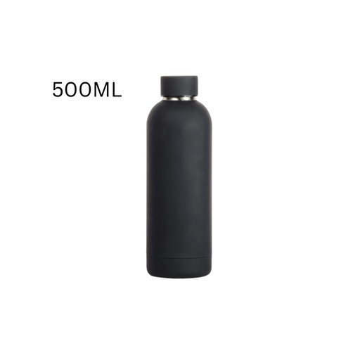 Stainless Steel Water Bottle DW 500ML Matte Finish -  Black 