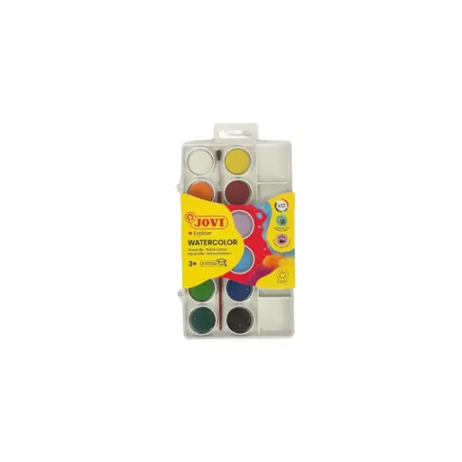[JO80012] JOVI WATERCOLORS 12 COLOR 22MM