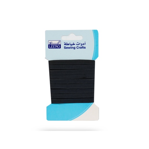 [LE-1900-108] Leeno Sewing Elastic Clothing Black 