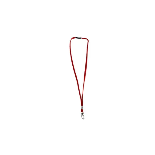 [LE-1084-4] Leeno ID Holder Lanyard Rope Red