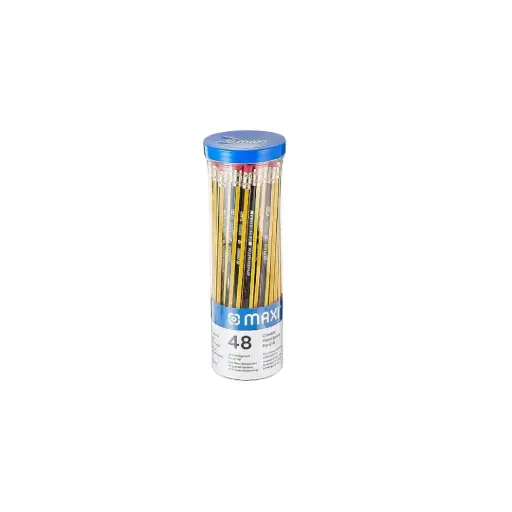 [746856742236] Maxi Classic Hex Graphite Pencil 48Pc HB - PC
