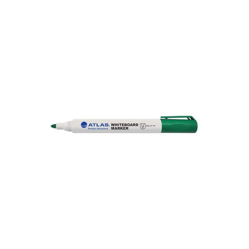 [AS-MW100-GN-1pc] Atlas White Board Marker Bullet Green 1 pc