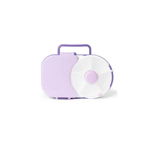 GoBe 2-in-1 Lunchbox with Small Snack Spinner Flip - Grape Purple